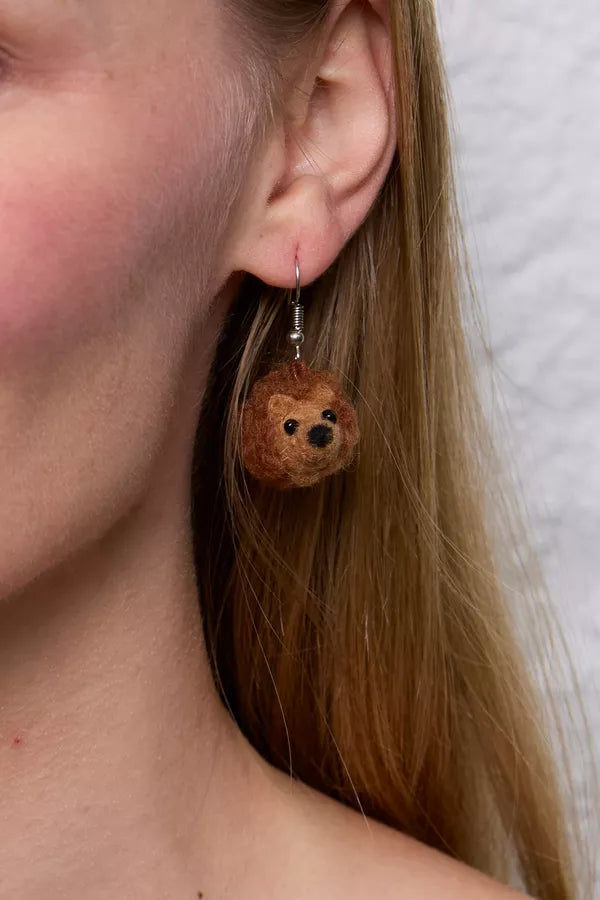 Hedgehog Earrings