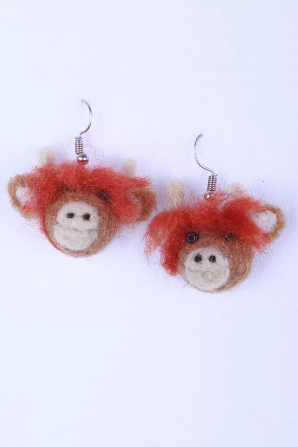 Highland Cow Earrings