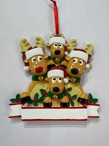 Reindeer Family Decoration