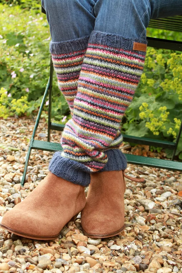 Denver Stripe Legwarmers