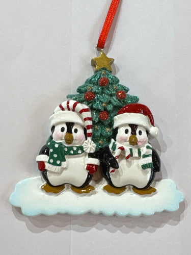 Penguin & Tree Decoration