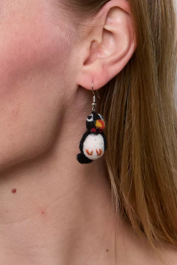 Puffin Earrings