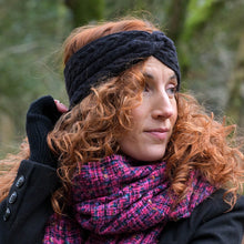 Black Knot Twist Headband