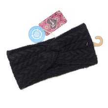 Black Knot Twist Headband