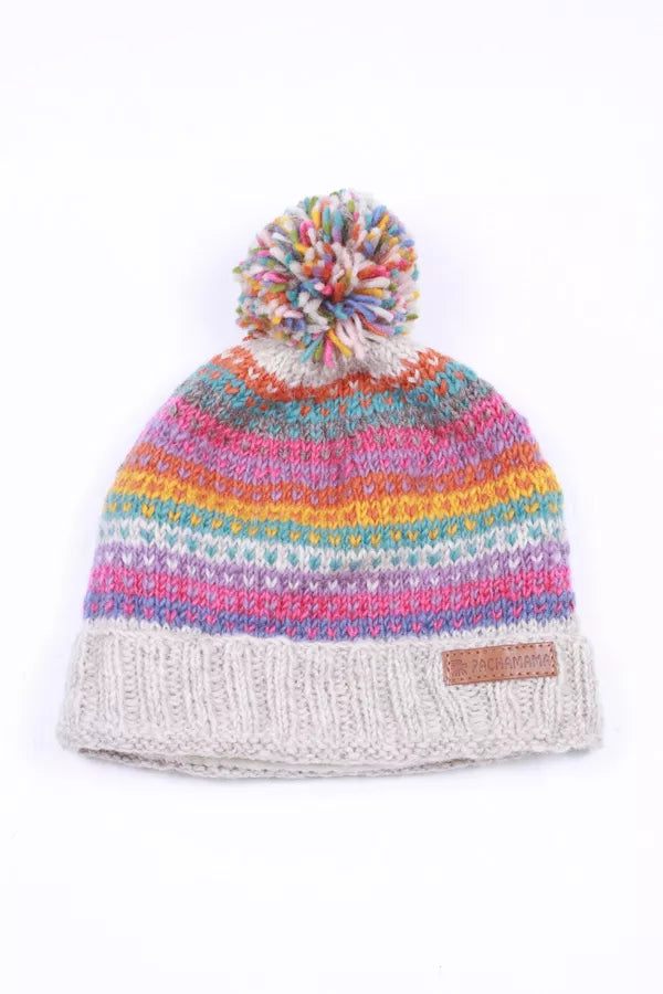 Villarica Roll Back Bobble Beanie
