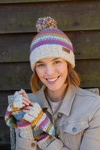 Villarica Roll Back Bobble Beanie