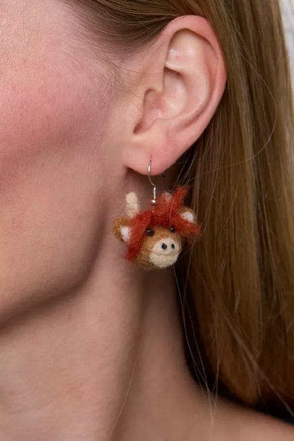Highland Cow Earrings
