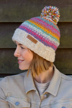 Villarica Roll Back Bobble Beanie