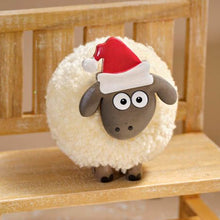 Santa Pom Pom Sheep Large
