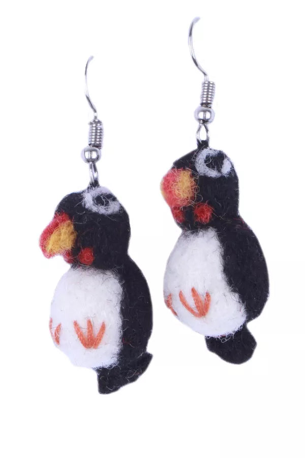 Puffin Earrings