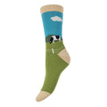 Cow on the farm bamboo socks