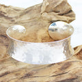 Silver Beaten Cuff