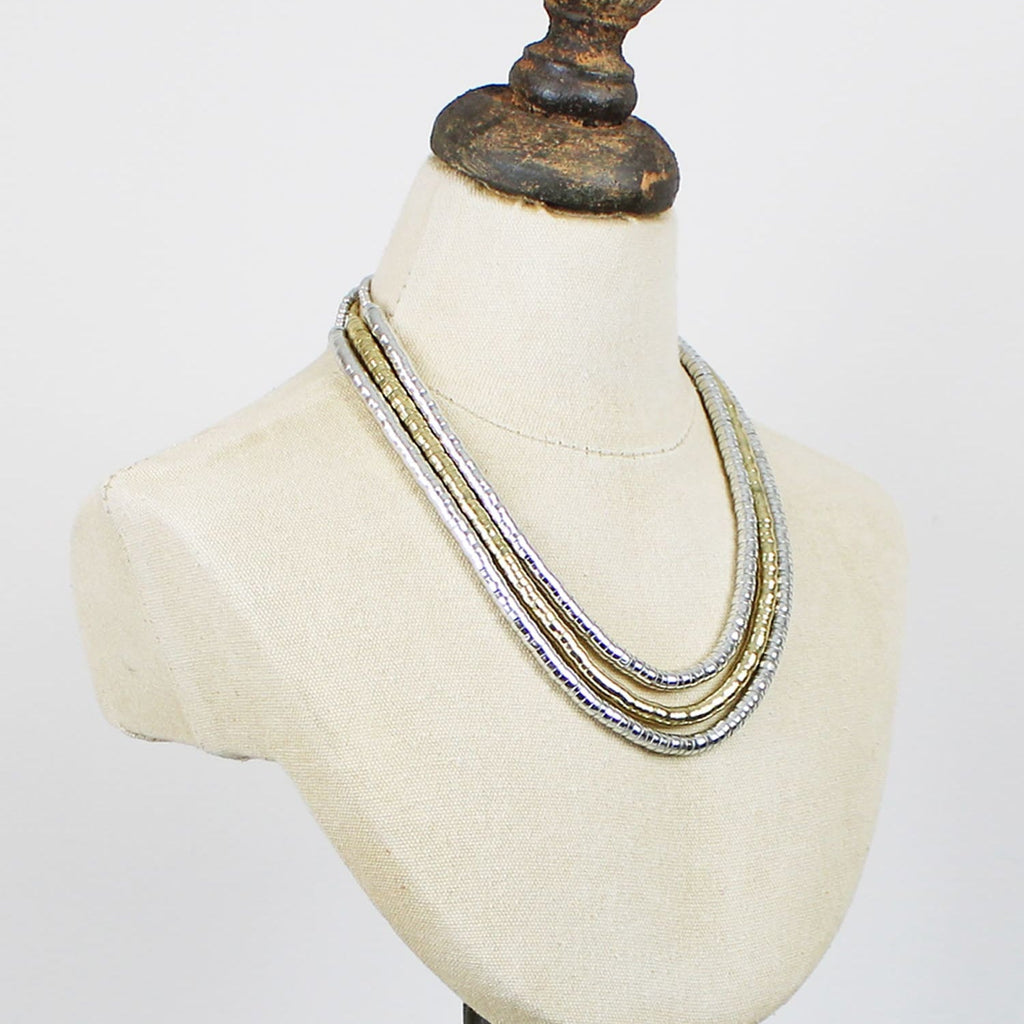 Three Strand Snake Necklace