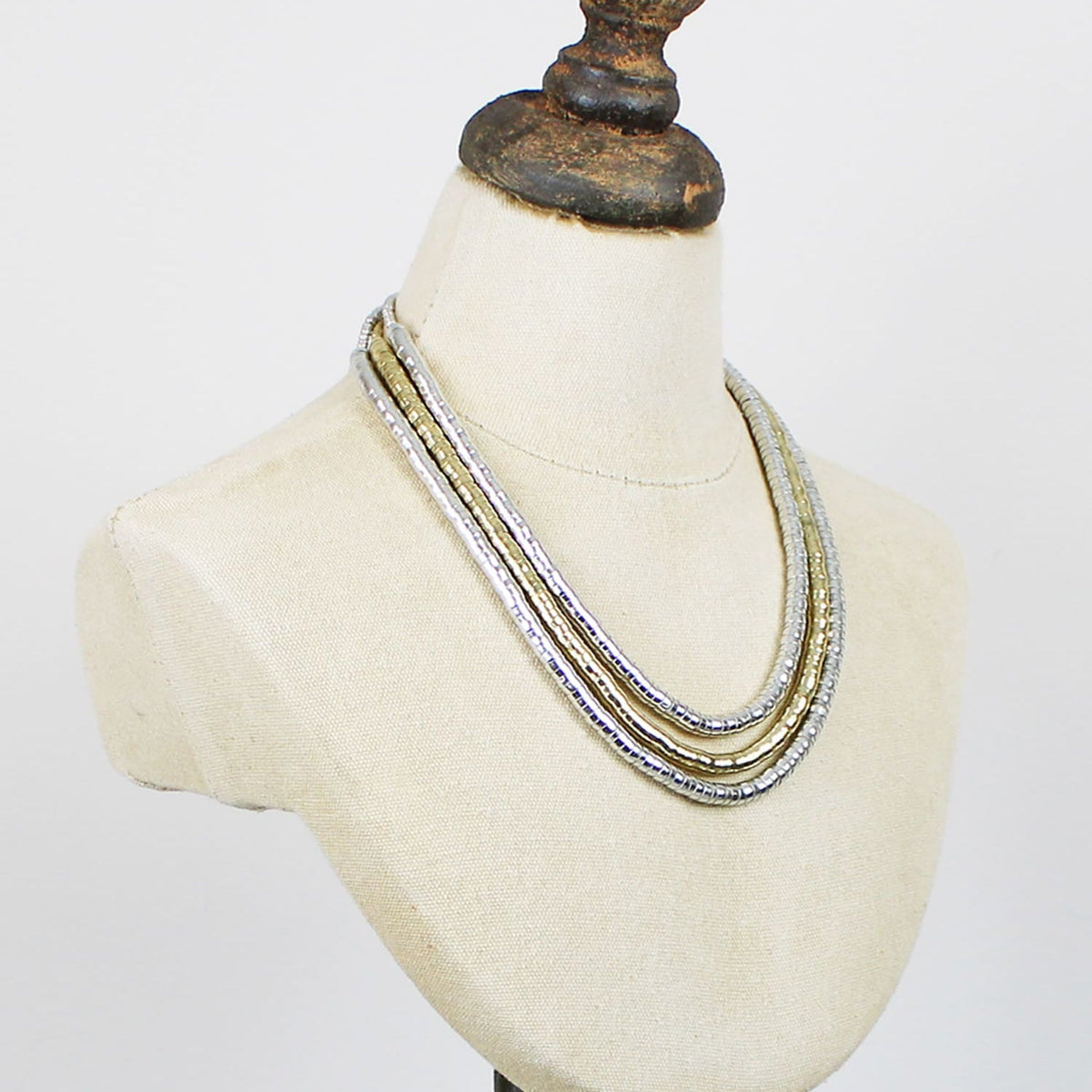 Three Strand Snake Necklace