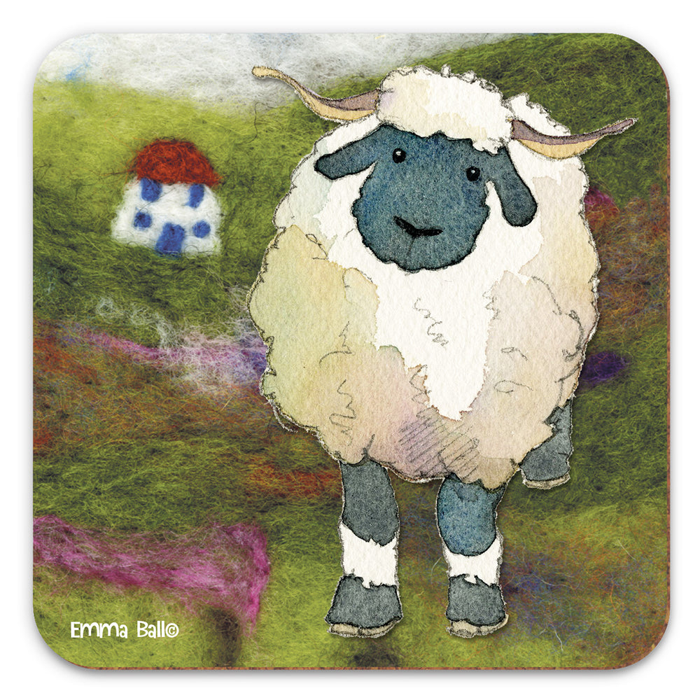Sheep & Cottage Coaster