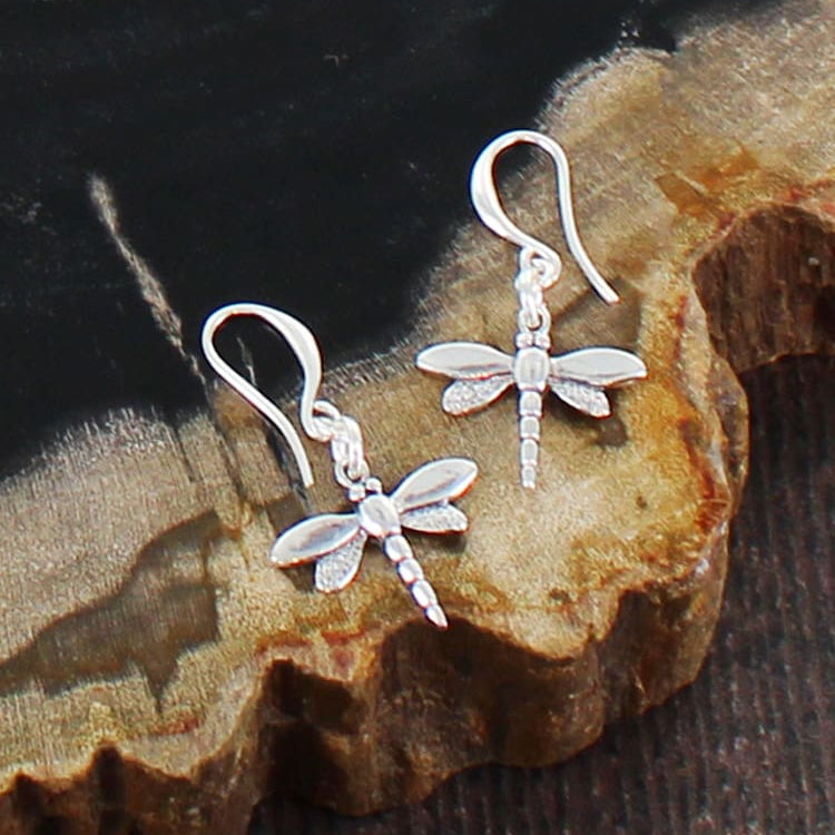Dragonfly Charm Earrings