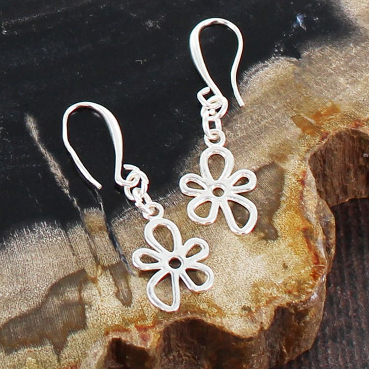 Flower Charm Earrings