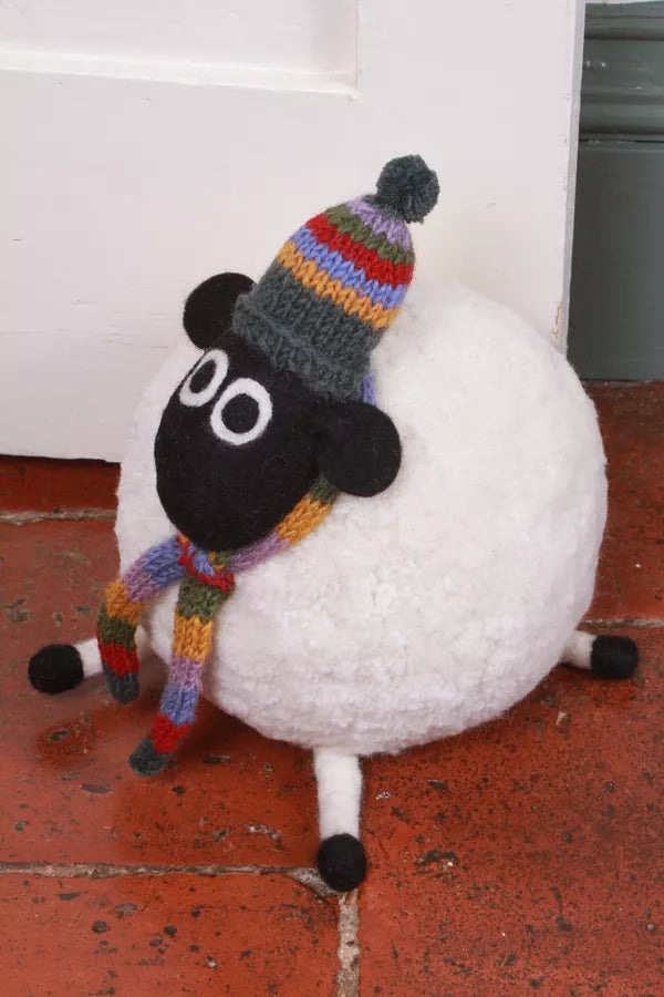 Margaret the Lakeland Sheep Doorstop