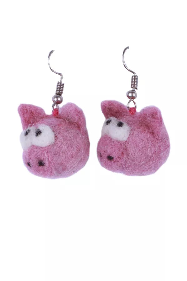 Pig Earrings