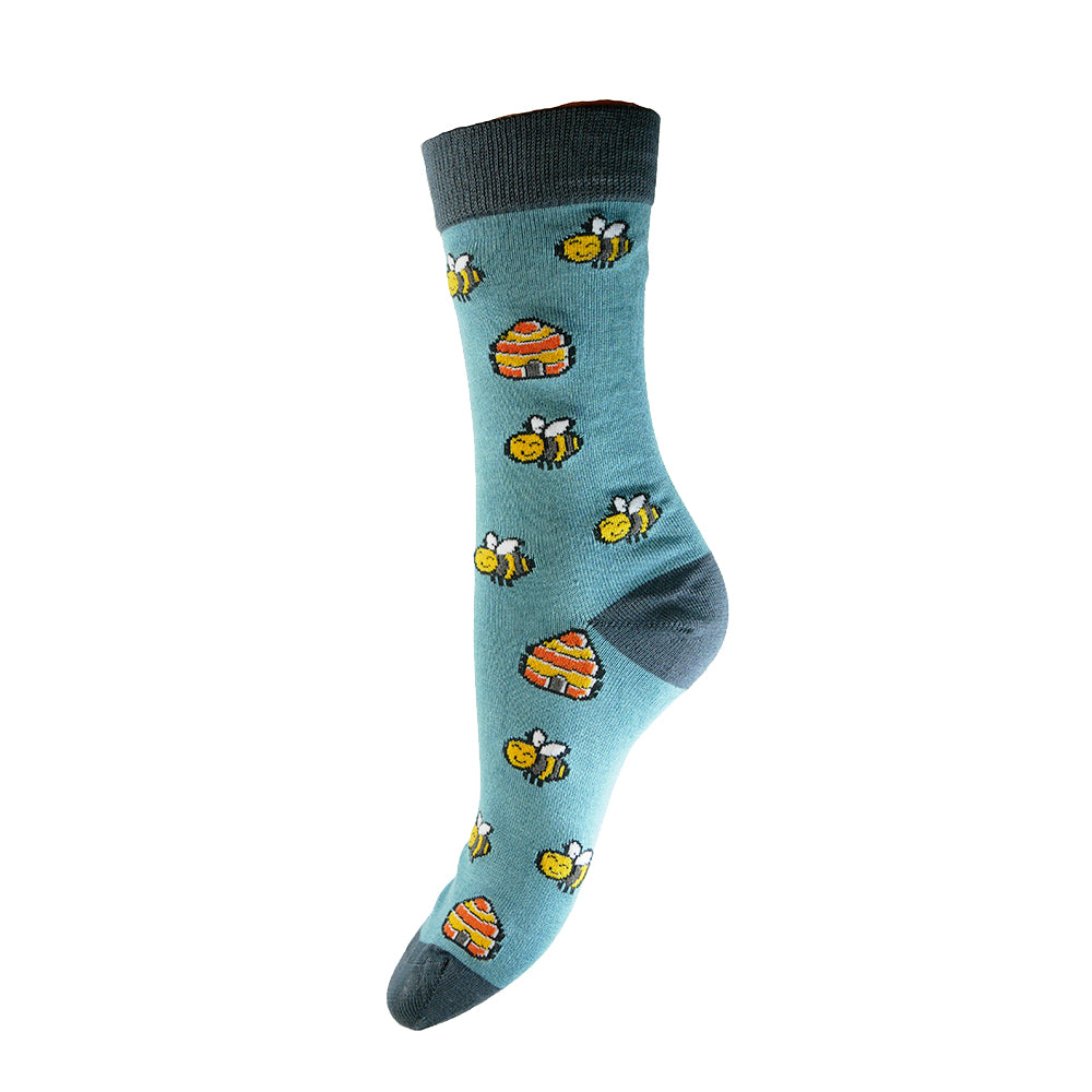 Honey bee bamboo socks