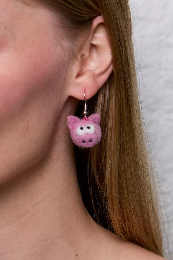 Pig Earrings