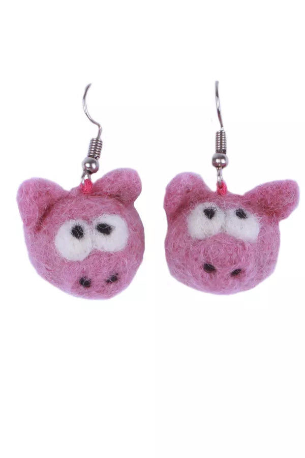 Pig Earrings