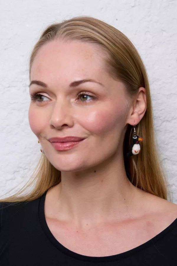 Puffin Earrings