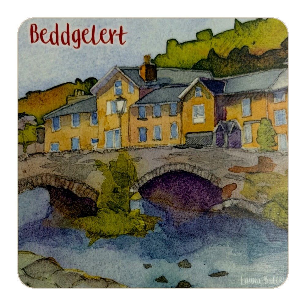Emma Ball Beddgelert coaster – the village bridge