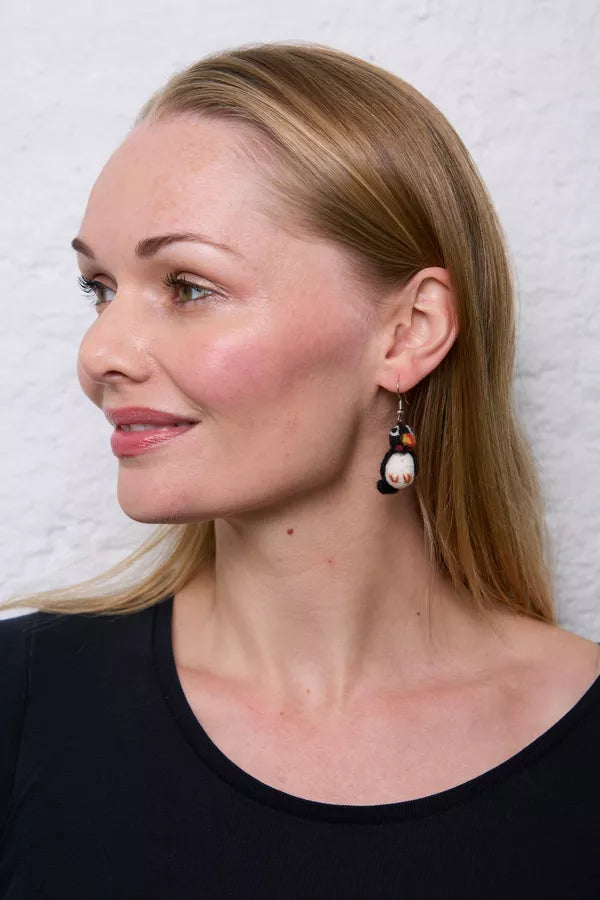 Puffin Earrings