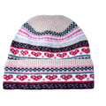 Pale pink top Nordic heart hat