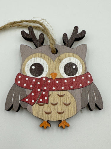 Wooden Owl Decoration