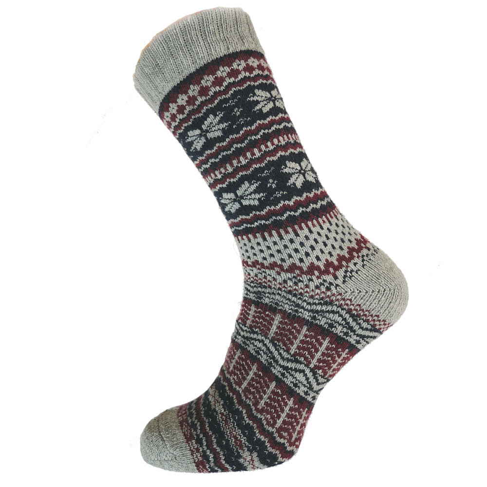 Men's Nordic patterned socks
