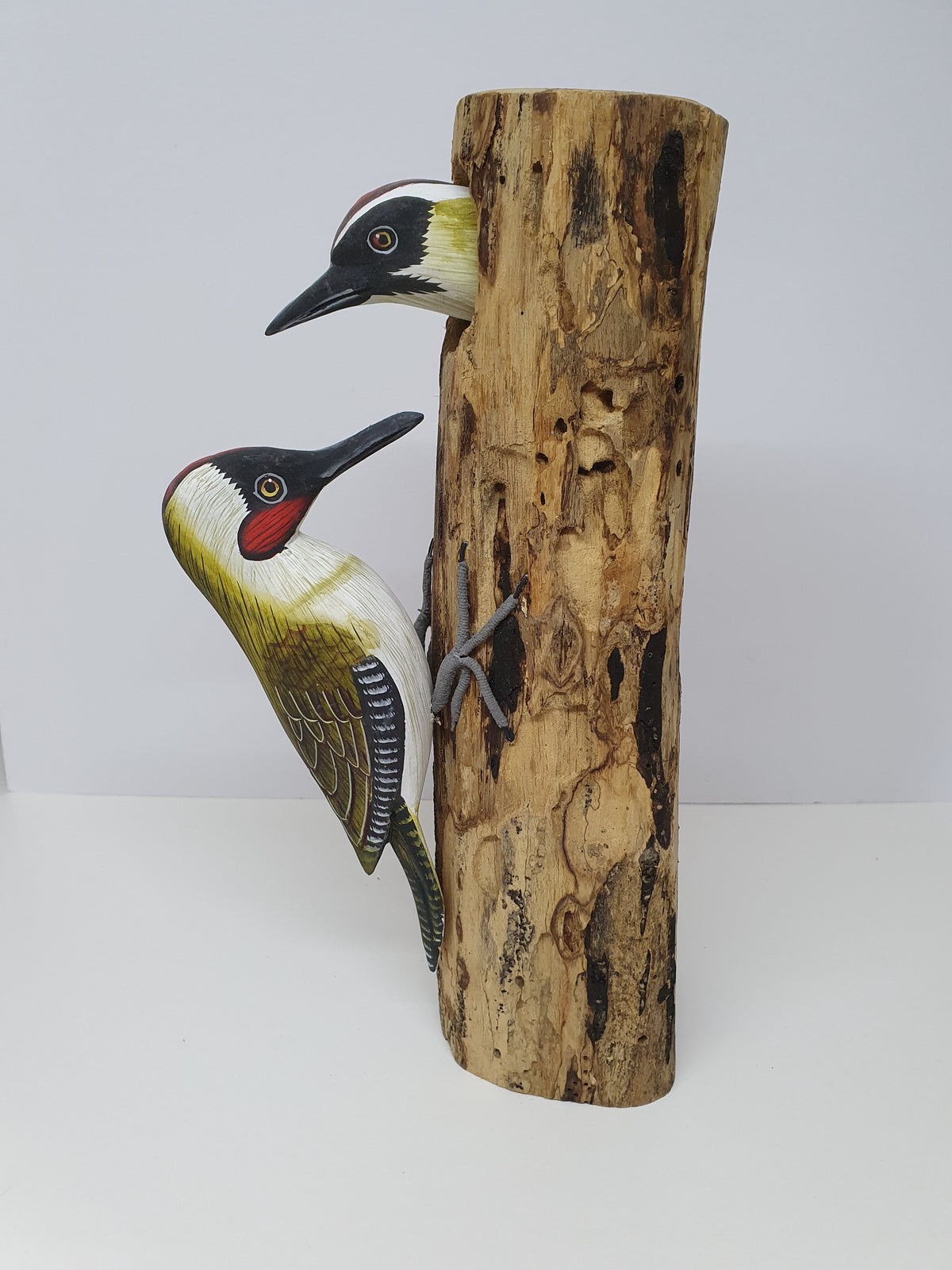 Pair of Green Woodpeckers